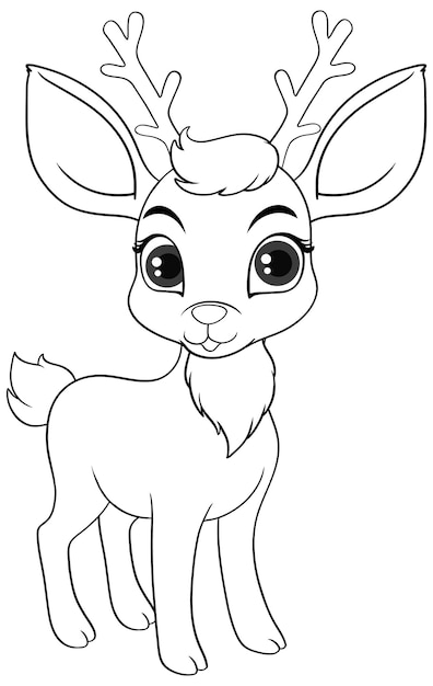 coloring pictures of deer