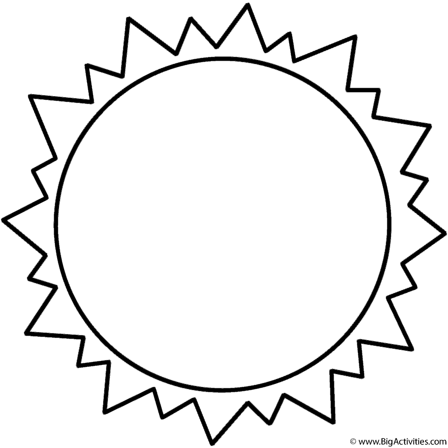 coloring pictures of the sun