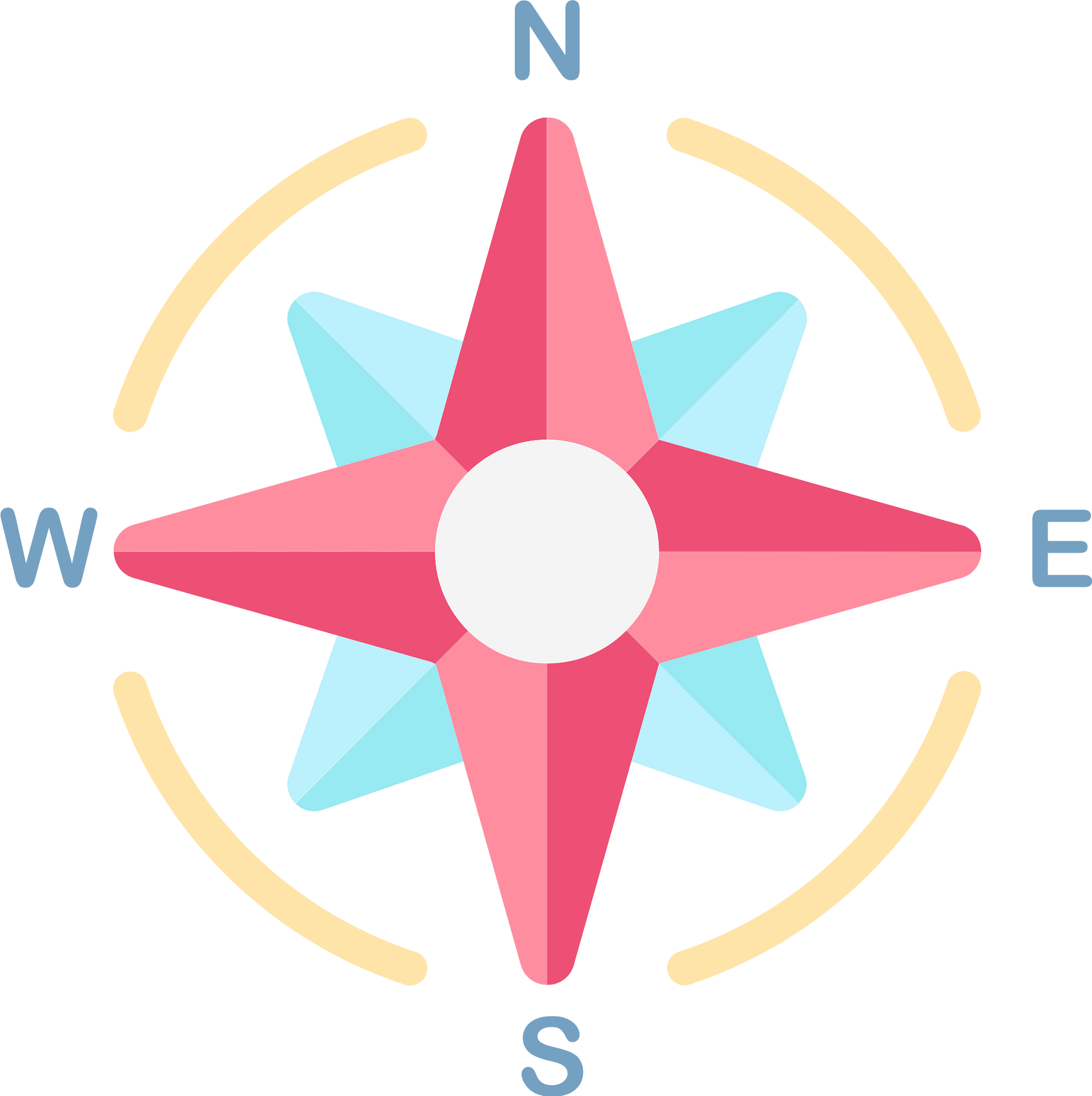 compass rose clipart