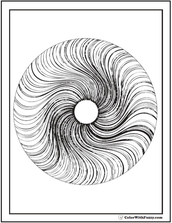 70+ Geometric Coloring Pages To Print ✨ PDF Digital Downloads