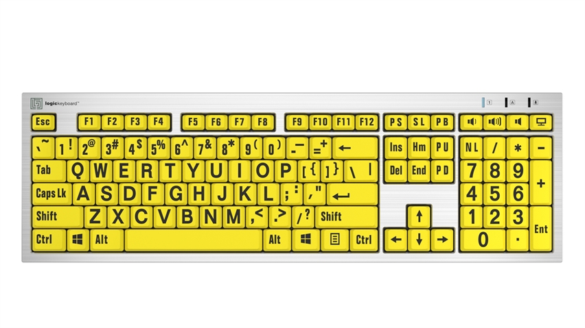 Logickeyboard - Large Print Keyboard - Available in various colors