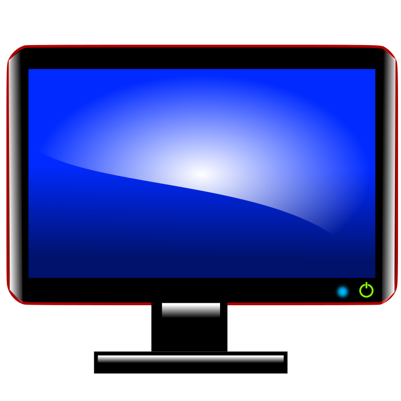 computer monitor clipart