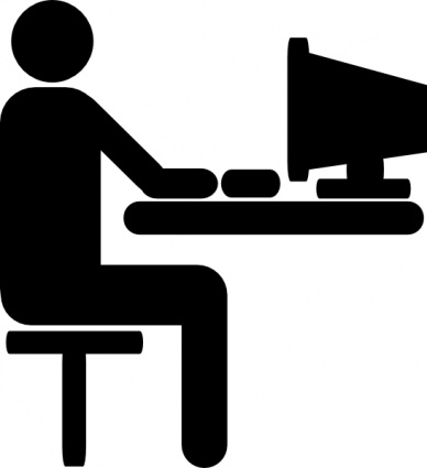 computer user clipart