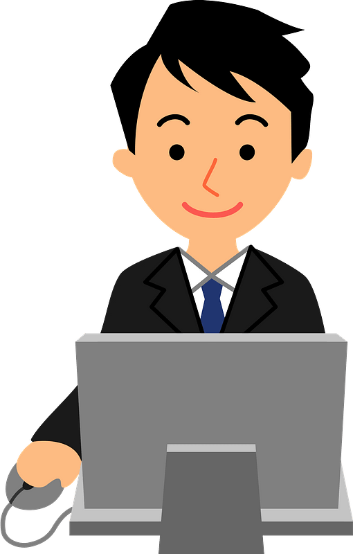 computer user clipart