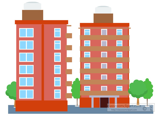 Architecture Clipart - condominium-building-clipart-123 ...