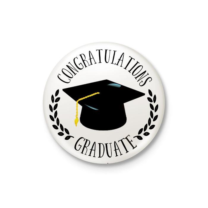 Congratulations Graduate | Original Graduation Badge | papemelroti