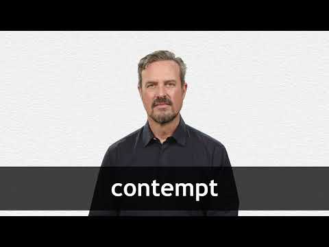 CONTEMPT Definition und Bedeutung | Collins Englisch Wörterbuch
