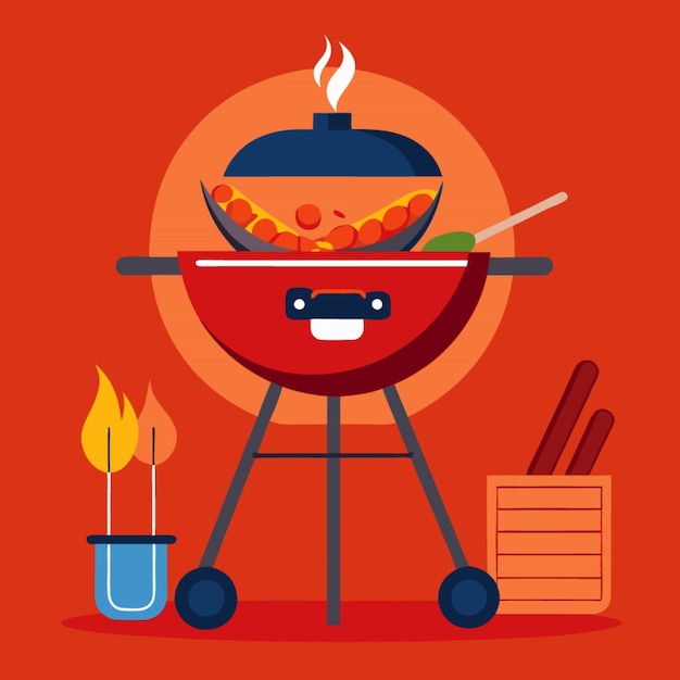 Bbq party clipart design 2024 | Premium AI-generated vector