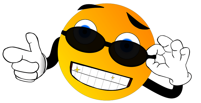 Cool smiley - Free vector clipart images on clipart library.com
