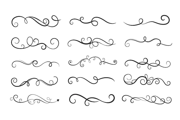 cool swirls cliparts