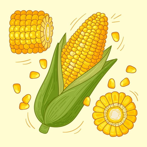 corn on the cob clipart