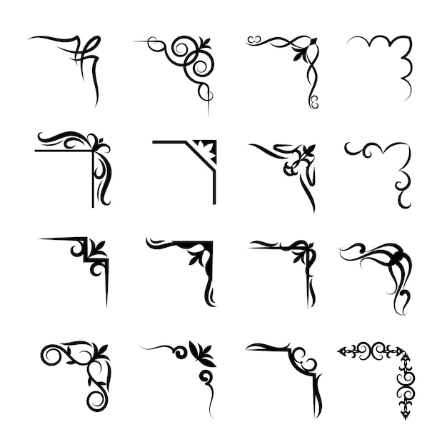 corner border designs