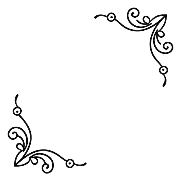 corner designs cliparts