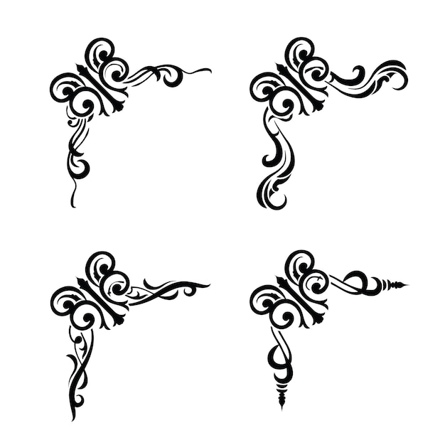 Corner Flourish Images - Free Download on clipart library