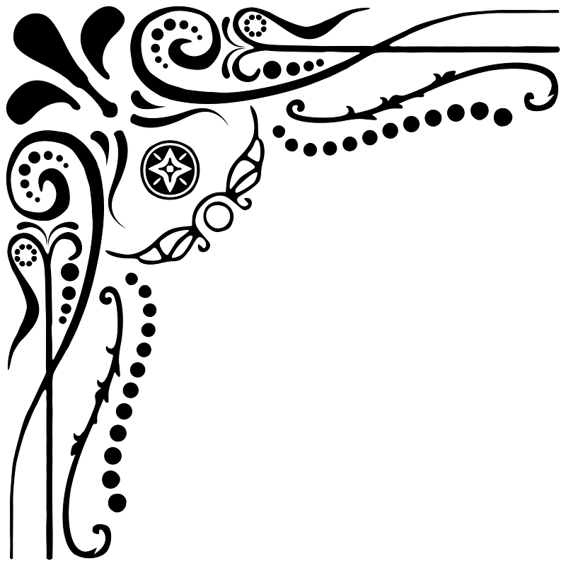 corner flourish cliparts