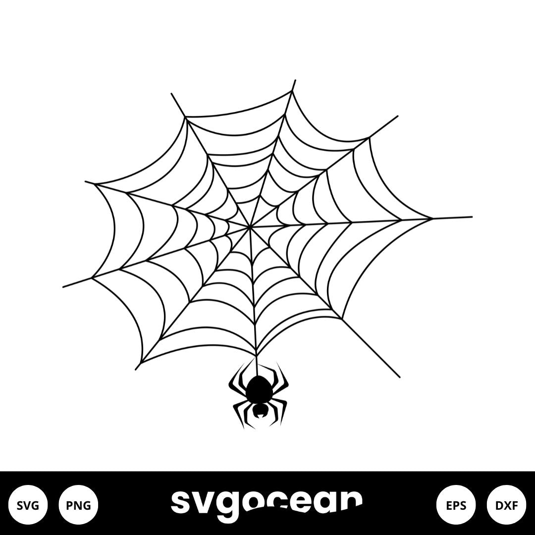 corner spider web clipart
