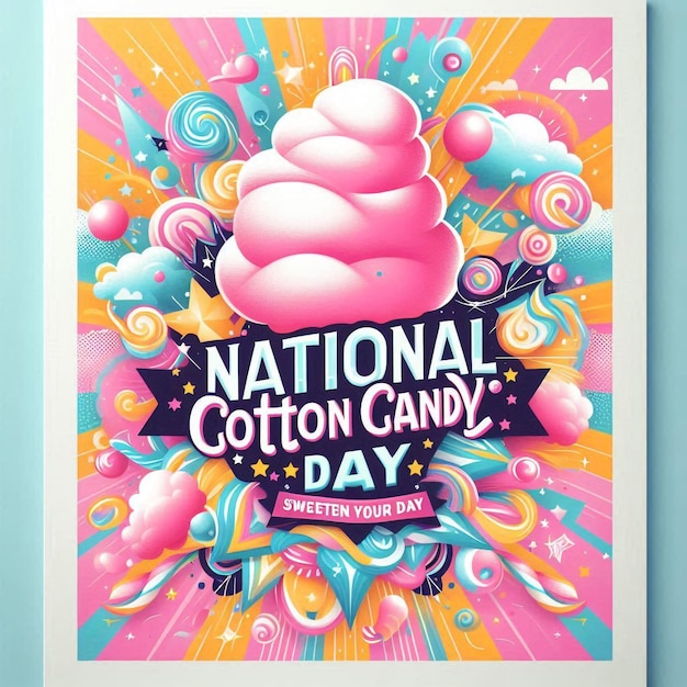cotton candy clip art 2024