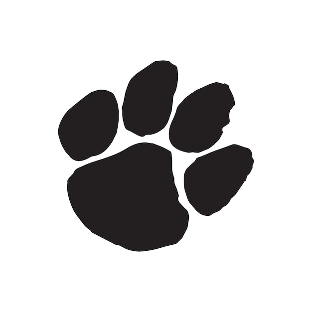 Premium Vector | Cougar Paw vector, white background