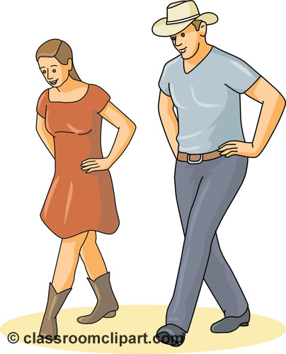 country dancing cliparts
