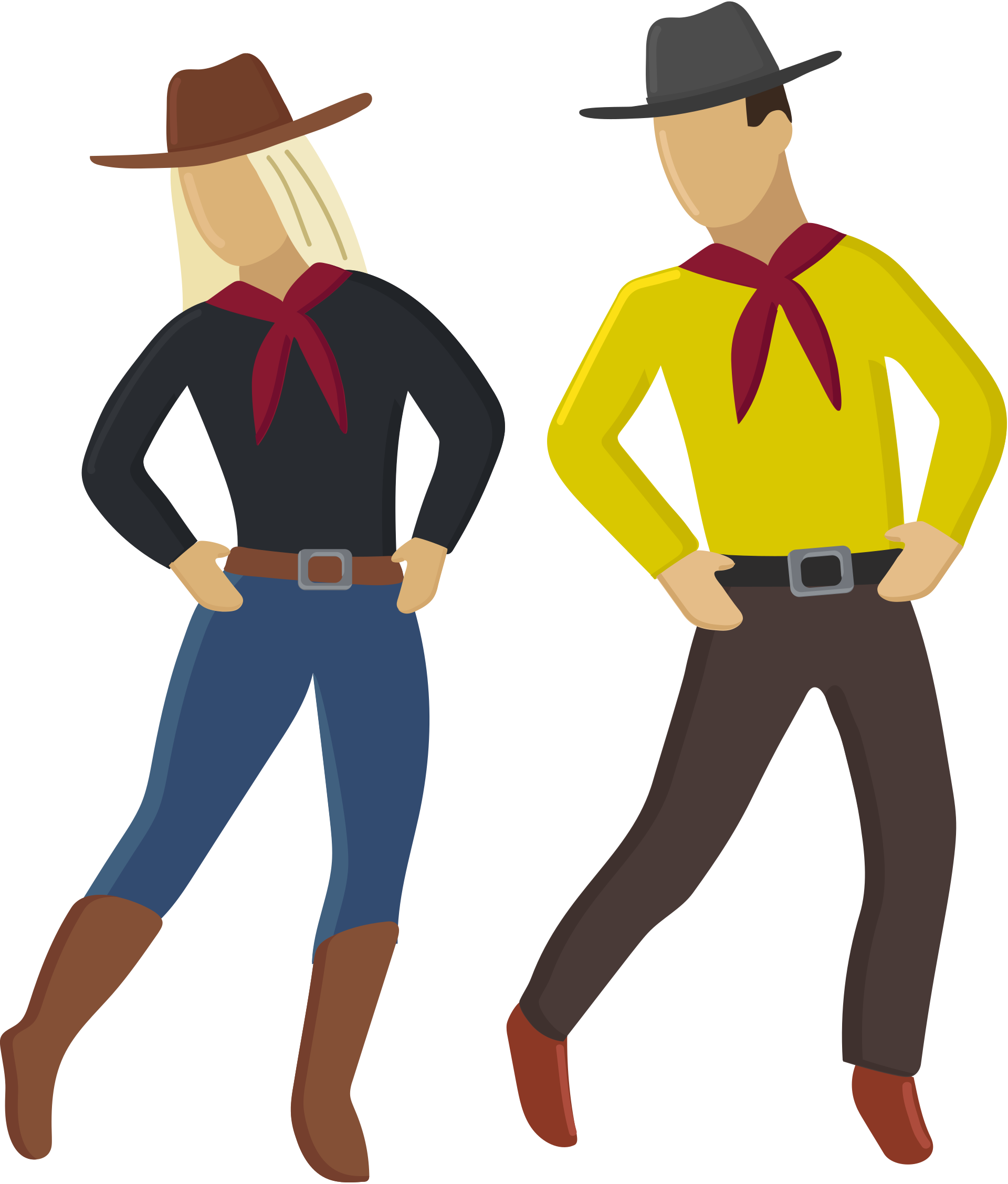 country dancing cliparts