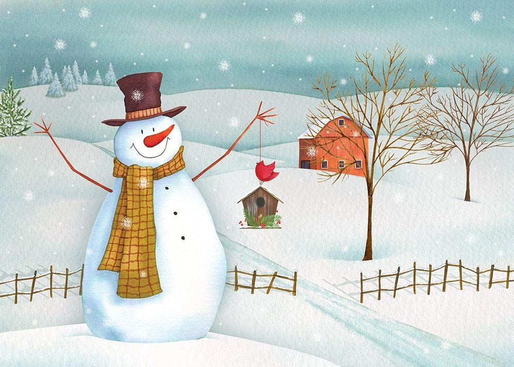 Country Snowman Poster Print by P.S. Art P.S. Art (24 x 18 ...