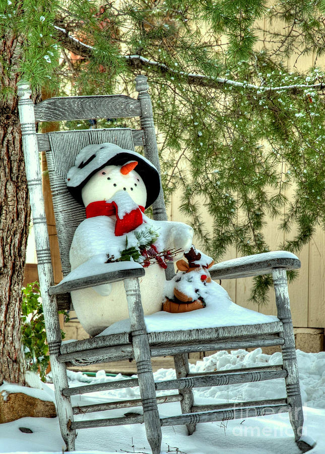 Country Snowman by K D Graves
