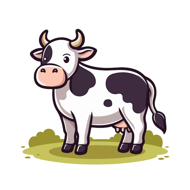 Cow vector illustration ai generated image | Premium AI-generated ...
