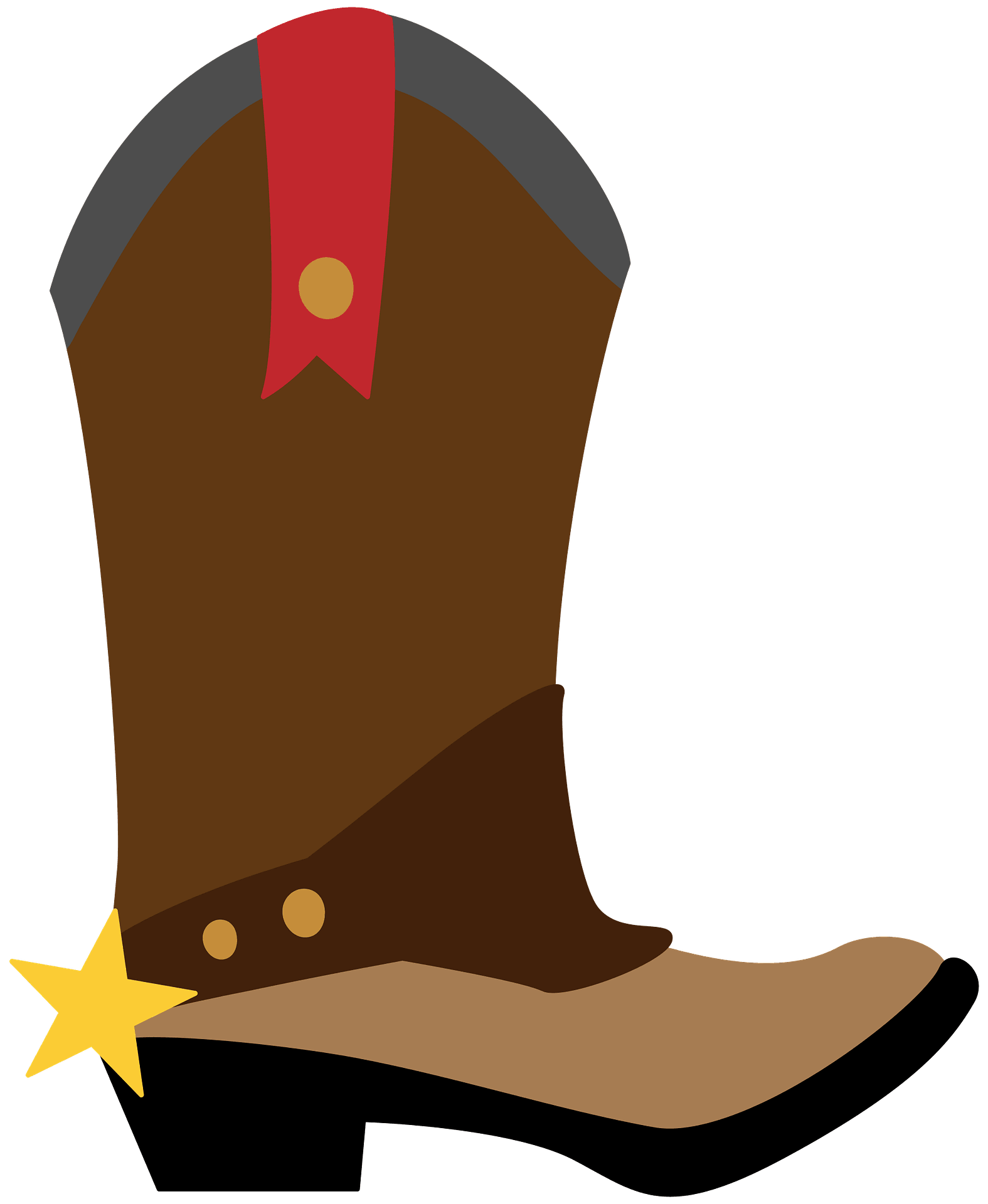 Cowboy boot - Free vector clipart images on clipart library.com