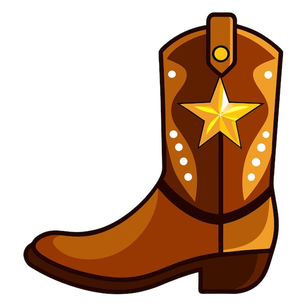 cowboy boots clipart