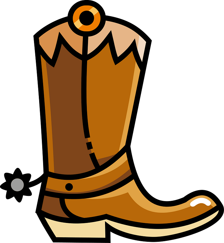 Cowboy boot - Free vector clipart images on clipart library.com
