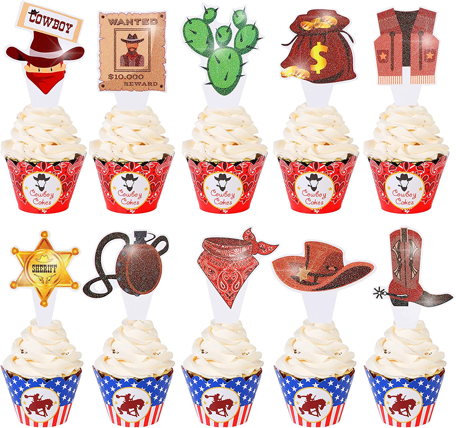 cowboy dessert cliparts