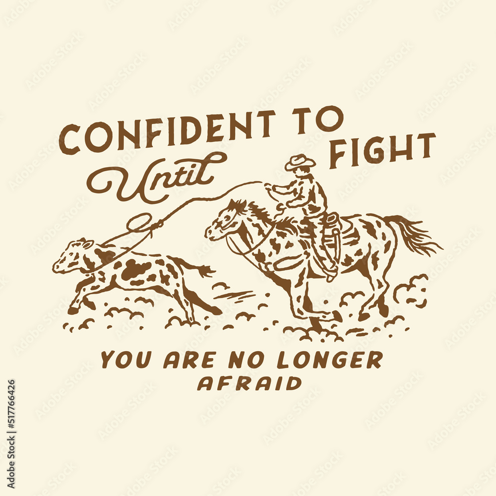 rodeo illustration cowboy graphic design western vintage t shirt ...