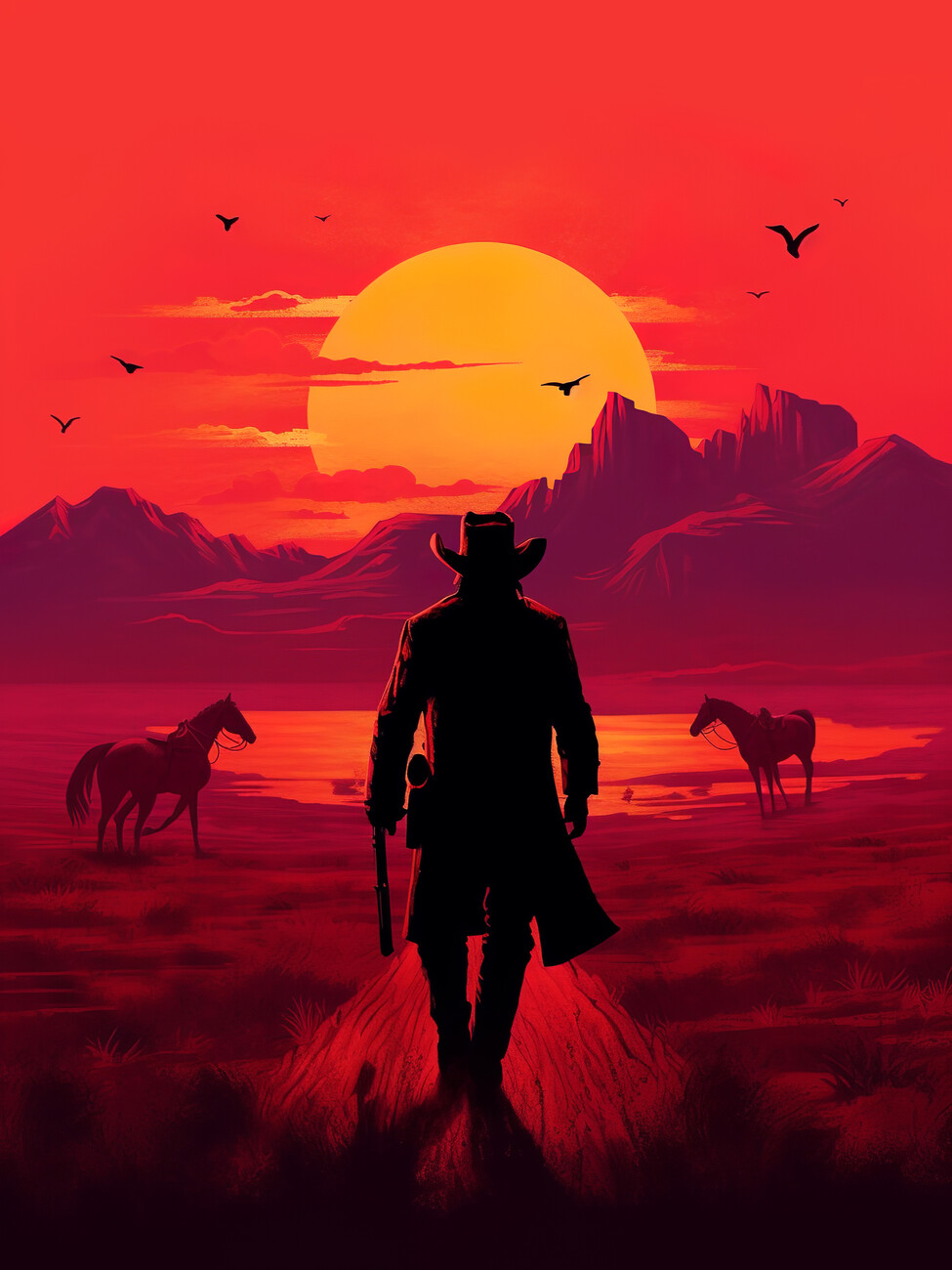 cowboy silhouette