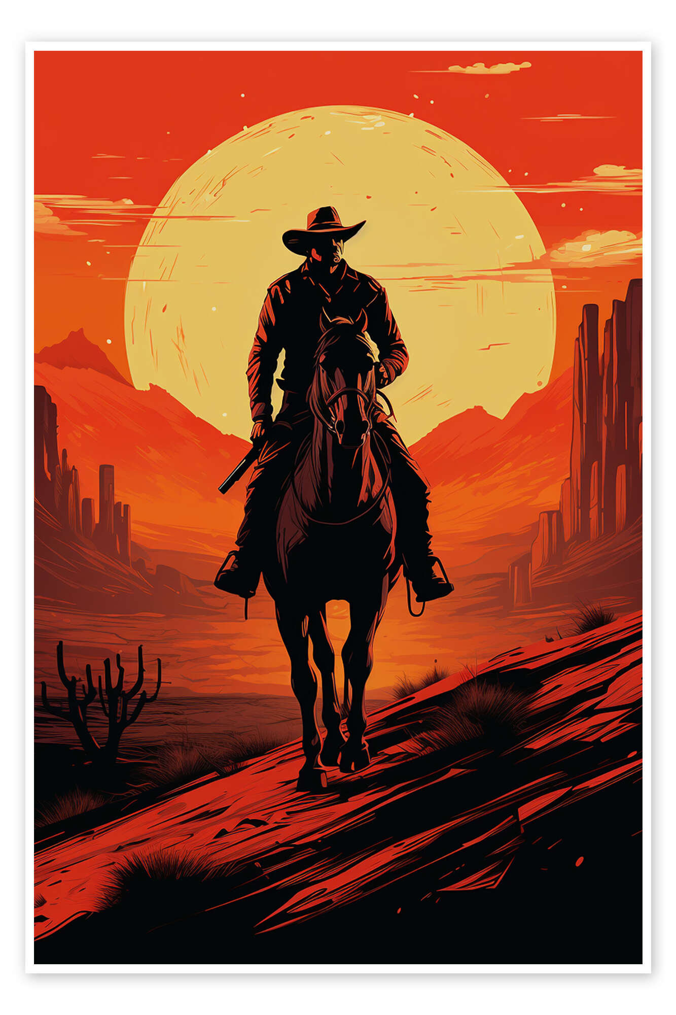 cowboy silhouette