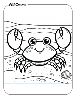 Crab Coloring Pages | ABCmouse