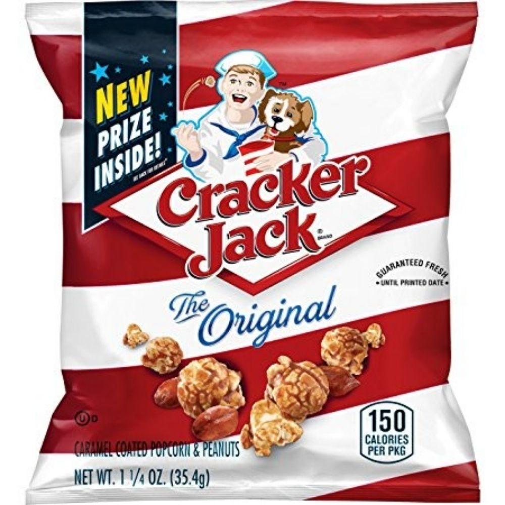 Cracker Jack Original Caramel Coated Popcorn &amp; Peanuts, karamellisiertes  Popcorn mit Erdnüssen 35,4g