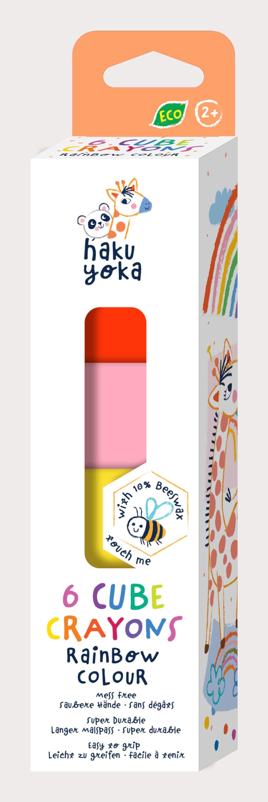 AVENIR Cube Crayon-6 Rainbow Colours : Amazon.de: Toys