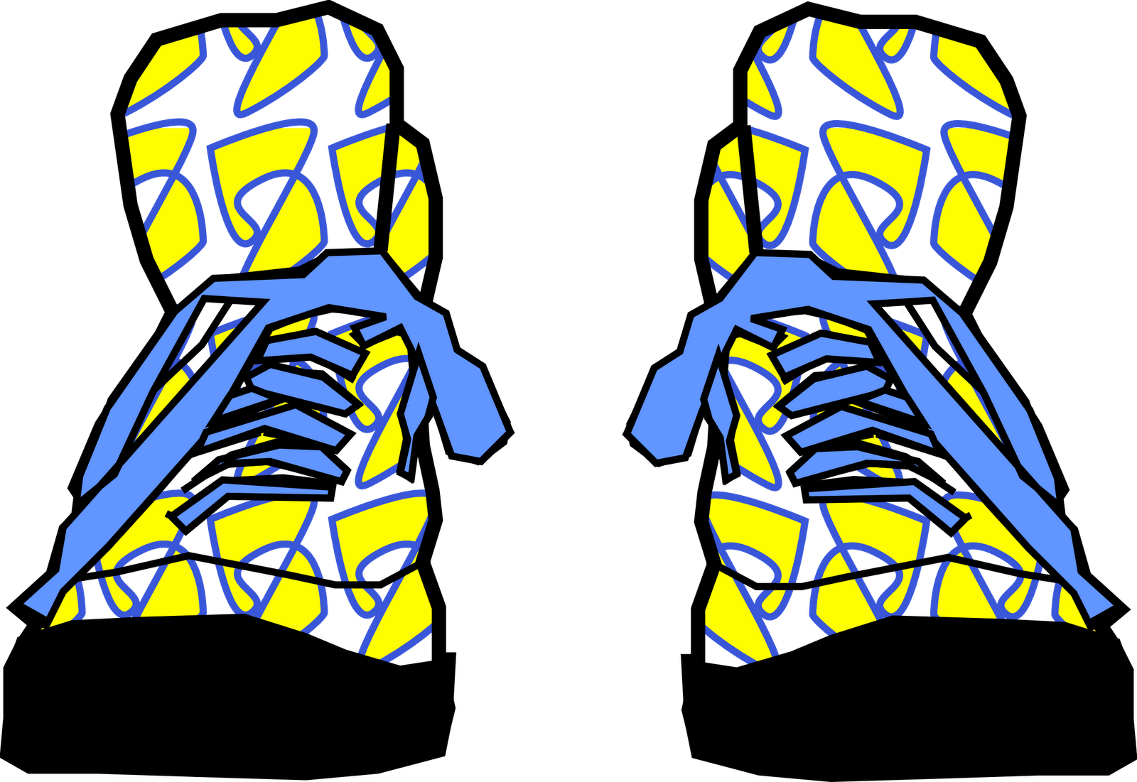 crazy shoes cliparts