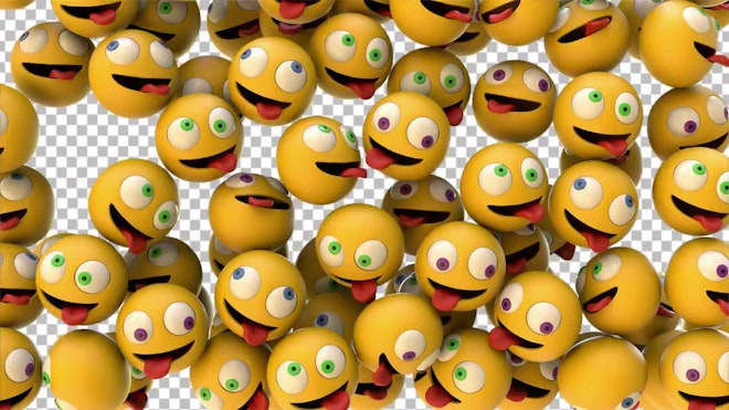 Crazy Emoji Face Transition - Stock Motion Graphics | Motion Array