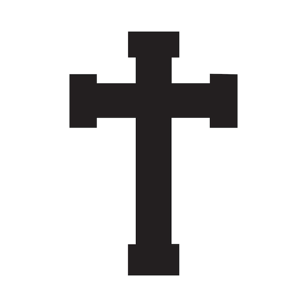cross outline clipart