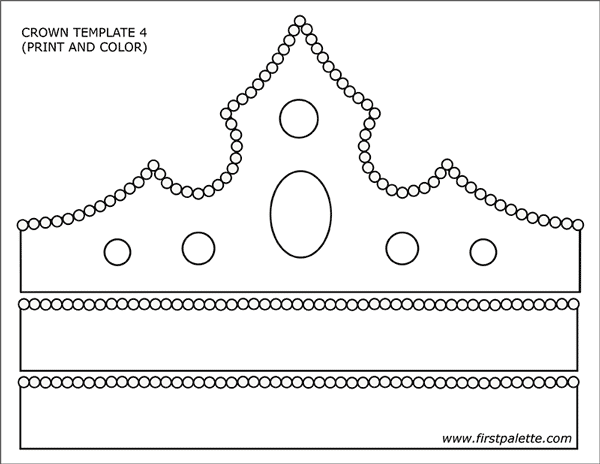 Prince and Princess Crown Templates | Free Printable Templates ...
