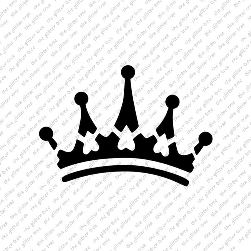 Crown Stencil - Ideal For Glitter Tattoos – The Glitter Tree