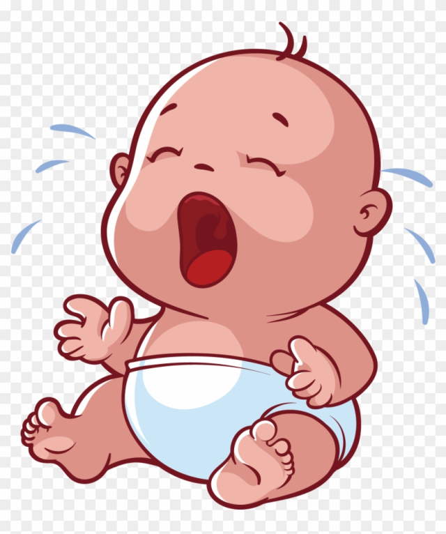 crying baby clipart