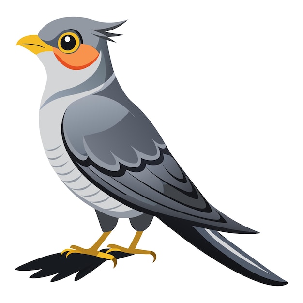 Cuckoo vector art illustration | Premium Vector