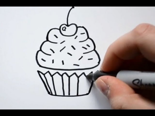 HD Pink Birthday Cupcake Cartoon Illustration PNG | Citypng