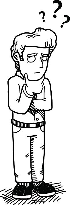 Curious Businessman Cartoon Stock Clipart | Royalty-Free | FreeImages