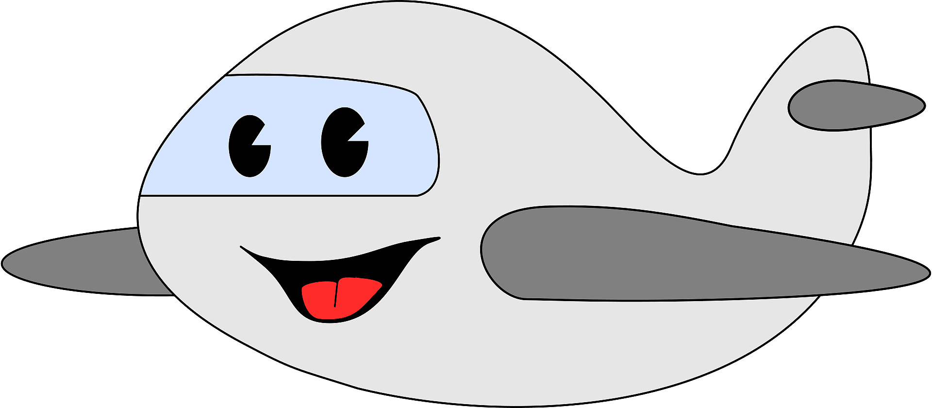 cute airplane clipart