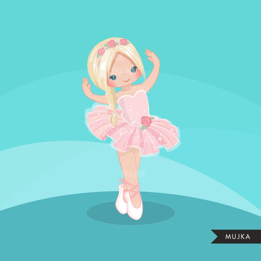 cute ballerina cliparts 2024
