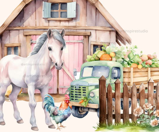 cute barn cliparts 2024