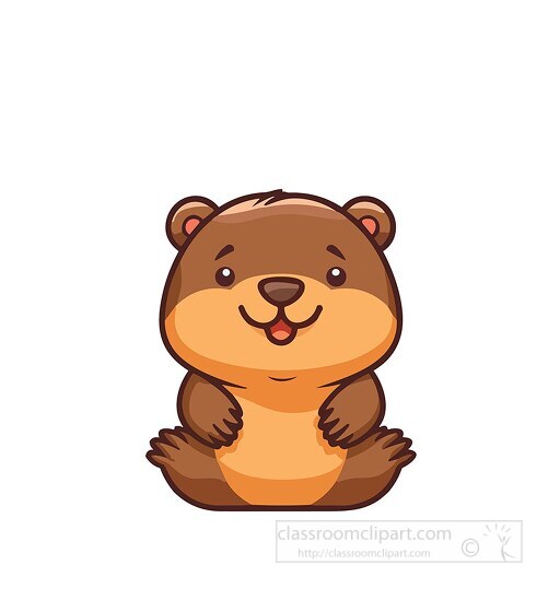 cute beaver cliparts